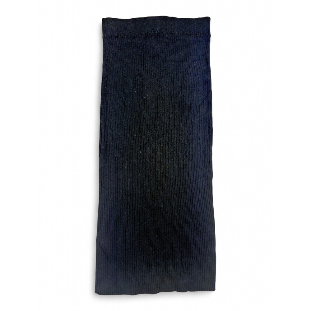 Daily Practice Ribbed Maxi Skirt S Black